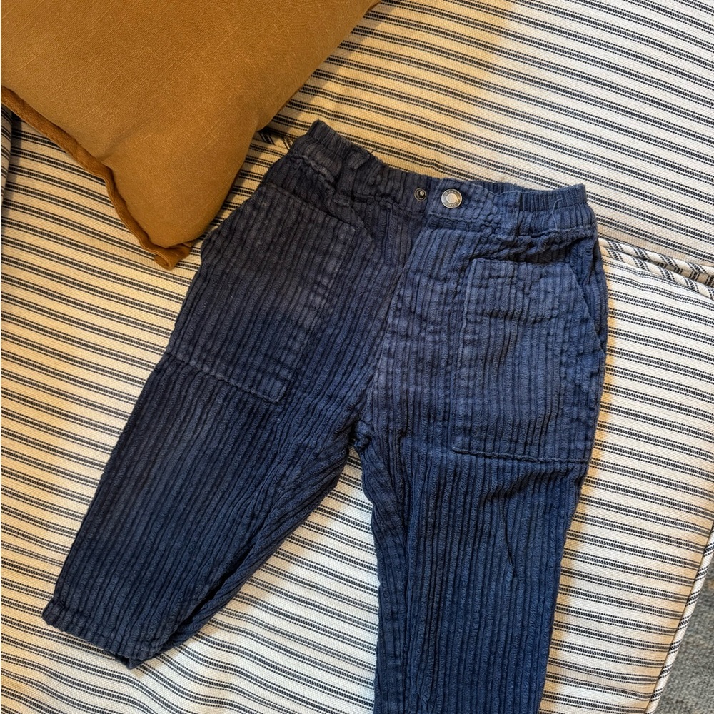 Zara blue Corduroy Trousers